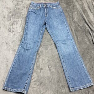 Tommy Hilfiger Women Blue Wash Bootcut Jeans Size 8 Stretch Denim‎